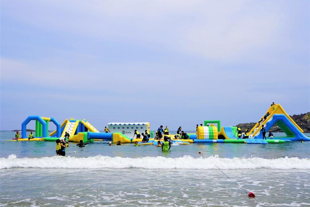 The biggest marine athletics in Shikoku region -Beach Hopping-