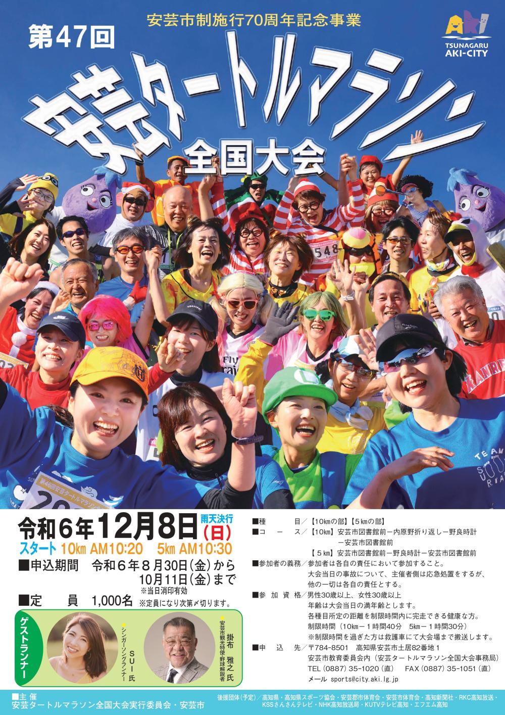  第４７回 安芸タートルマラソン全国大会