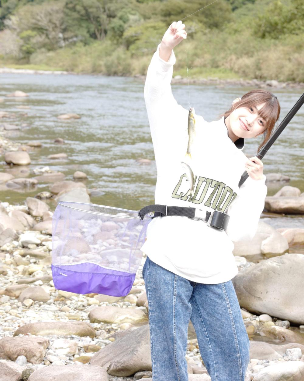 手ぶらDE野根川「鮎の友釣り」体験